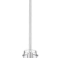 Z-Lite Kira 7508MP-ROD 5" 1-Light Chrome Steel and Clear Glass Shade Pendant Light
