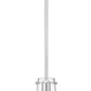 Z-Lite Kira 7508MP-ROD 5" 1-Light Chrome Steel and Clear Glass Shade Pendant Light