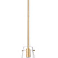 Z-Lite Kira 7508MP-ROD 5" 1-Light Modern Gold Steel and Clear Glass Shade Pendant Light