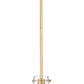Z-Lite Kira 7508MP-ROD 5" 1-Light Modern Gold Steel and Clear Glass Shade Pendant Light