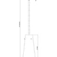 Z-Lite Kira 7508P-ROD 6" 1-Light Modern Gold Steel and Clear Glass Shade Pendant Light