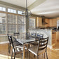 Z-Lite Kirkland 14" 3-Light Ashen Barnboard Steel Pendant Light