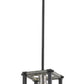 Z-Lite Kirkland 7" 1-Light Ashen Barnboard Steel Mini Pendant Light