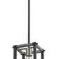 Z-Lite Kirkland 7" 1-Light Ashen Barnboard Steel Mini Pendant Light