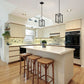 Z-Lite Kirkland 7" 1-Light Ashen Barnboard Steel Mini Pendant Light