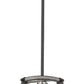 Z-Lite Kirkland 7" 1-Light Ashen Barnboard Steel Open Frame Mini Pendant Light