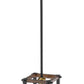 Z-Lite Kirkland 7" 1-Light Rustic Mahogany Steel Mini Pendant Light