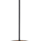 Z-Lite Kirkland 7" 1-Light Rustic Mahogany Steel Open Frame Mini Pendant Light