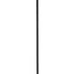 Z-Lite Kraken 6" 1-Light Matte Black and Brushed Nickel Mini Pendant Light With Clear Glass Shade