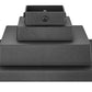 Z-Lite LSQPM-BK Sand Black Aluminum Outdoor Posts and Hardware