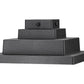 Z-Lite LSQPM-BK Sand Black Aluminum Outdoor Posts and Hardware