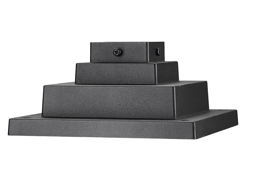 Z-Lite LSQPM-BK Sand Black Aluminum Outdoor Posts and Hardware