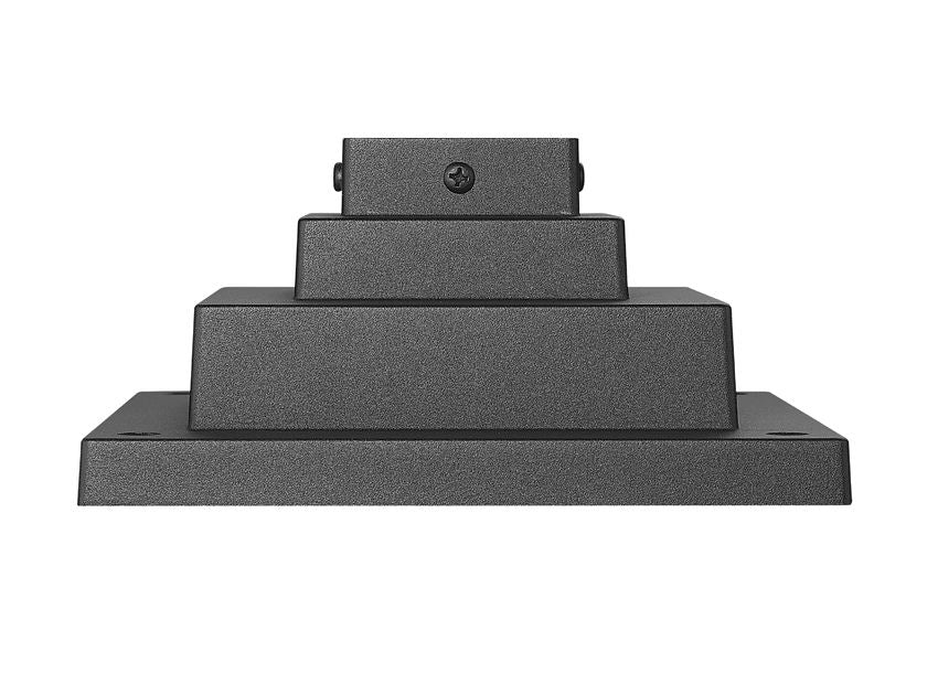 Z-Lite LSQPM-BK Sand Black Aluminum Pier Mounts