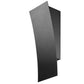 Z-Lite Landrum 5" W x 12" H 1-Light LED Black Aluminum Outdoor Wall Sconce With Sand Blast Glass Shade