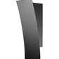 Z-Lite Landrum 5" W x 12" H 1-Light LED Black Aluminum Outdoor Wall Sconce With Sand Blast Glass Shade
