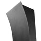 Z-Lite Landrum 5" W x 12" H 2-Light LED Black Aluminum Outdoor Wall Sconce With Sand Blast Glass Shade