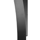 Z-Lite Landrum 5" W x 18" H 1-Light LED Black Aluminum Outdoor Wall Sconce With Sand Blast Glass Shade