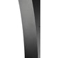 Z-Lite Landrum 5" W x 18" H 1-Light LED Black Aluminum Outdoor Wall Sconce With Sand Blast Glass Shade