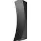 Z-Lite Landrum 5" W x 18" H 2-Light LED Black Aluminum Outdoor Wall Sconce With Sand Blast Glass Shade