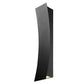 Z-Lite Landrum 5" W x 24" H 2-Light LED Black Aluminum Outdoor Wall Sconce With Sand Blast Glass Shade
