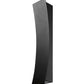 Z-Lite Landrum 5" W x 24" H 2-Light LED Black Aluminum Outdoor Wall Sconce With Sand Blast Glass Shade