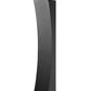 Z-Lite Landrum 5" W x 24" H 2-Light LED Black Aluminum Outdoor Wall Sconce With Sand Blast Glass Shade