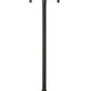 Z-Lite Laurent 597MP3-519P-BK 3-Light Black Aluminum White Opal Glass Shade Outdoor Post Mounted Fixture