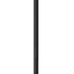 Z-Lite Laurent 597PHB-4-5010P-BK 4-Light Black Aluminum White Opal Glass Shade Outdoor Post Mounted Fixture