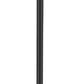 Z-Lite Laurent 597PHB-519P-BK 1-Light Black Aluminum White Opal Glass Shade Outdoor Post Mounted Fixture