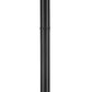 Z-Lite Laurent 597PHB-567P-BK 1-Light Black Aluminum White Opal Glass Shade Outdoor Post Mounted Fixture