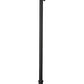 Z-Lite Laurent 599MP3-519P-BK 3-Light Black Aluminum Clear Seedy Glass Shade Outdoor Post Mounted Fixture