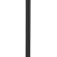 Z-Lite Laurent 599PHB-519P-BK 1-Light Black Aluminum Clear Seedy Glass Shade Outdoor Post Mounted Fixture
