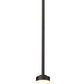Z-Lite Laurent 8" 1-Light Black Aluminum Outdoor Pendant Light With Opal Glass Shade