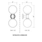 Z-Lite Laurent 8" 2-Light Black Aluminum Outdoor Wall Sconce With Opal Glass Shade