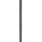 Z-Lite Leland 10" 1-Light LED Sand Black and Sand Blast Glass Shade Outdoor Post Mounted Fixture