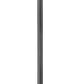 Z-Lite Leland 10" 1-Light LED Sand Black and Sand Blast Glass Shade Outdoor Post Mounted Fixture