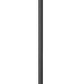 Z-Lite Leland 12" W x 118" H 1-Light LED Sand Black Outdoor Post Mounted Fixture