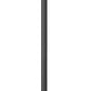 Z-Lite Leland 12" W x 118" H 1-Light LED Sand Black Outdoor Post Mounted Fixture