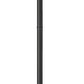 Z-Lite Leland 7" W x 113" H 1-Light LED Sand Black and Sand Blast Glass Shade Outdoor Post Mounted Fixture
