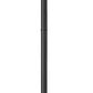 Z-Lite Leland 7" W x 113" H 1-Light LED Sand Black and Sand Blast Glass Shade Outdoor Post Mounted Fixture