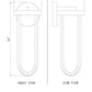 Z-Lite Leland 9" 1-Light LED Sand Black and Sand Blast Glass Shade Outdoor Wall Light