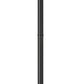 Z-Lite Leland 9" W x 119" H 1-Light LED Sand Black Outdoor Post Mounted Fixture
