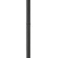 Z-Lite Leland 9" W x 119" H 1-Light LED Sand Black Outdoor Post Mounted Fixture