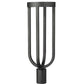 Z-Lite Leland 9" W x 26" H 1-Light LED Sand Black Outdoor Post Mount Fixture
