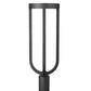 Z-Lite Leland 9" W x 26" H 1-Light LED Sand Black Outdoor Post Mount Fixture