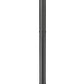Z-Lite Leland 9" W x 92" H 1-Light LED Sand Black and Sand Blast Glass Shade Outdoor Post Mounted Fixture