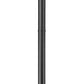 Z-Lite Leland 9" W x 92" H 1-Light LED Sand Black and Sand Blast Glass Shade Outdoor Post Mounted Fixture