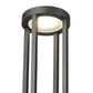Z-Lite Leland 9" W x 97" H 1-Light LED Sand Black Outdoor Post Mounted Fixture
