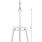 Z-Lite Lenyx Pendant 10" 1-Light Rubbed Brass Mini Pendant Light With White Fabric Shade