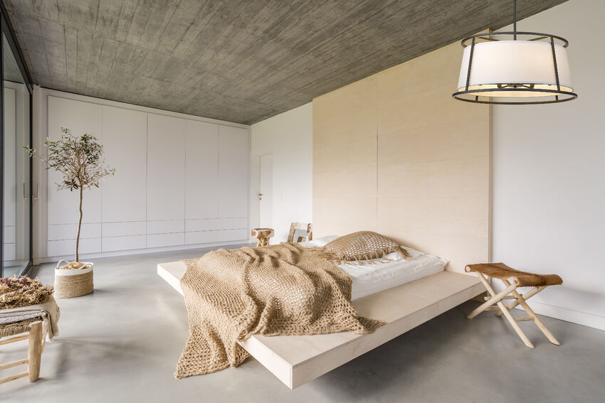 Z-Lite Lenyx Pendant 26" 6-Light Iron Ore Pendant Light With White Fabric Shade